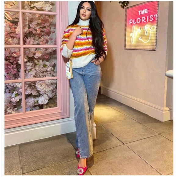 NWT Zara Shimmery Slingback Heels - Picture 7 of 10